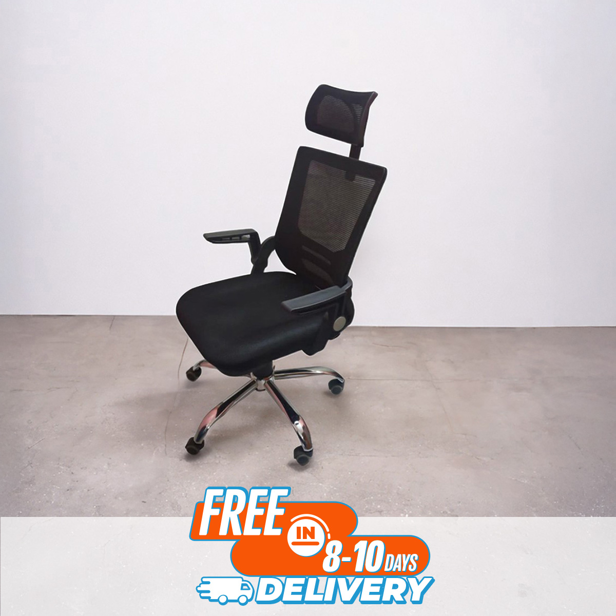 Picture of Furniture Plus Folded Armrest Standard Headrest Home and Office Chair