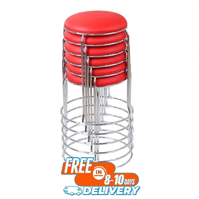 Picture of Furniture Plus (FP-M-143-Ss)Stainless Steel Round Stool/ SS steel stool/Stool for Office and Home by Chair Land (1PCS)