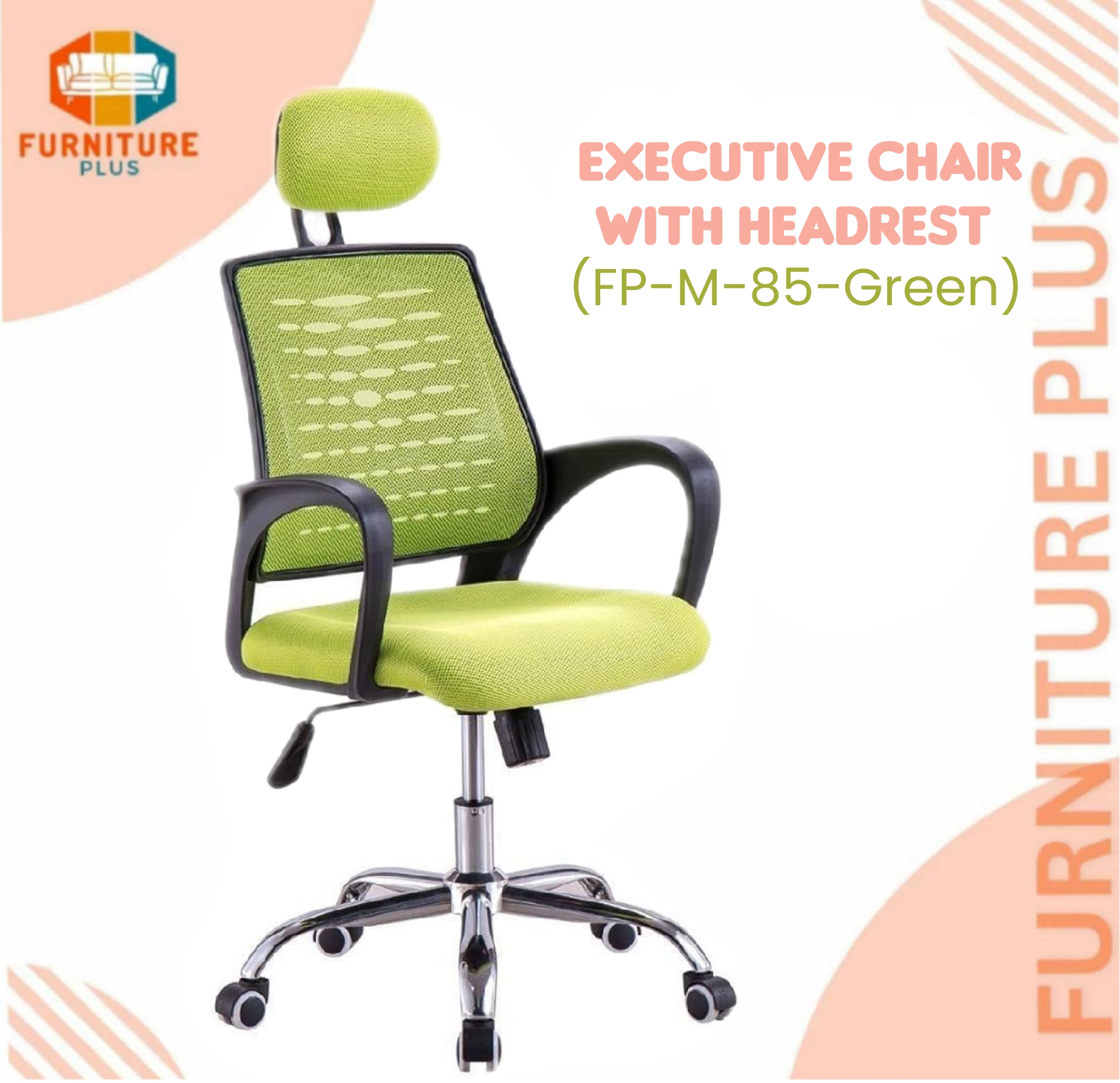 Picture of Furniture Plus (FP-M-85-Ss) Executive office Chair with Head Rest  China chair