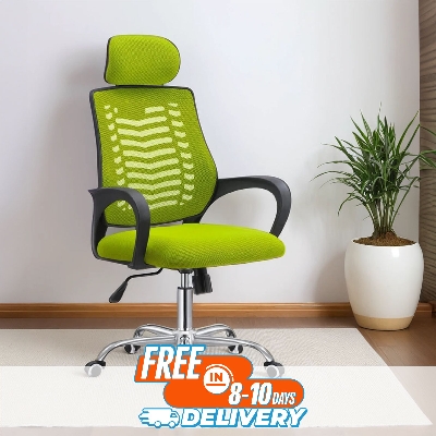 Picture of Furniture Plus (FP-M-75-Green) Executive Swivel Chair(V-Mesh good quality