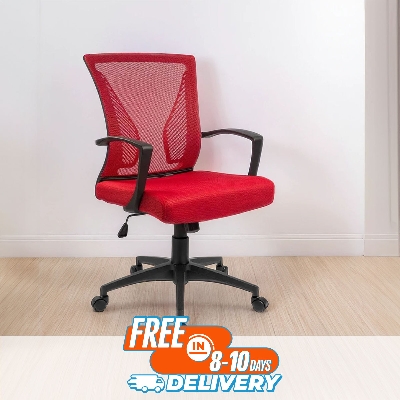 Picture of Furniture Plus (FP-M-124-Red)Smart Executive Chair P Mesh Red colour