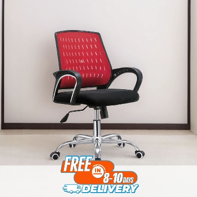 Picture of Furniture Plus (FP-M-89-Ss)Executive Office Chair Dim Mesh(Red-Black) China Chair good quality