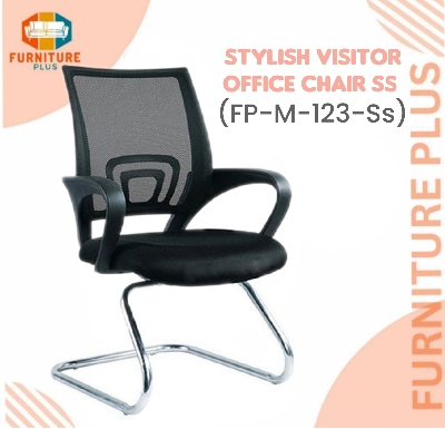 Picture of Furniture Plus (FP-M-123-Ss)Executive visitor Chair good quality