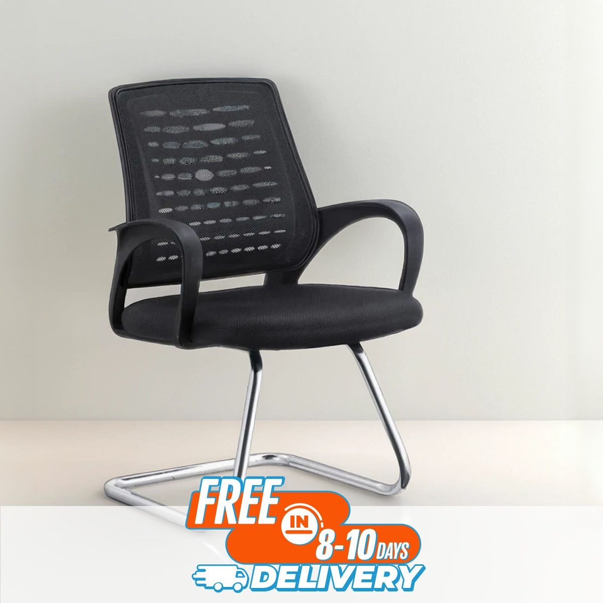 Picture of Furniture Plus (FP-M-79-Ss)Mesh Visitor Staff Meeting Chair -#Chair