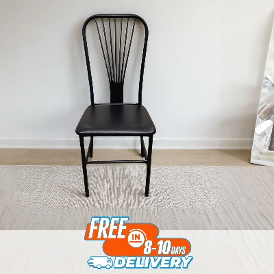 Picture of Furniture Plus (FP-M-49-BLACK) Premium quality  Dining chair visitor is of good quality