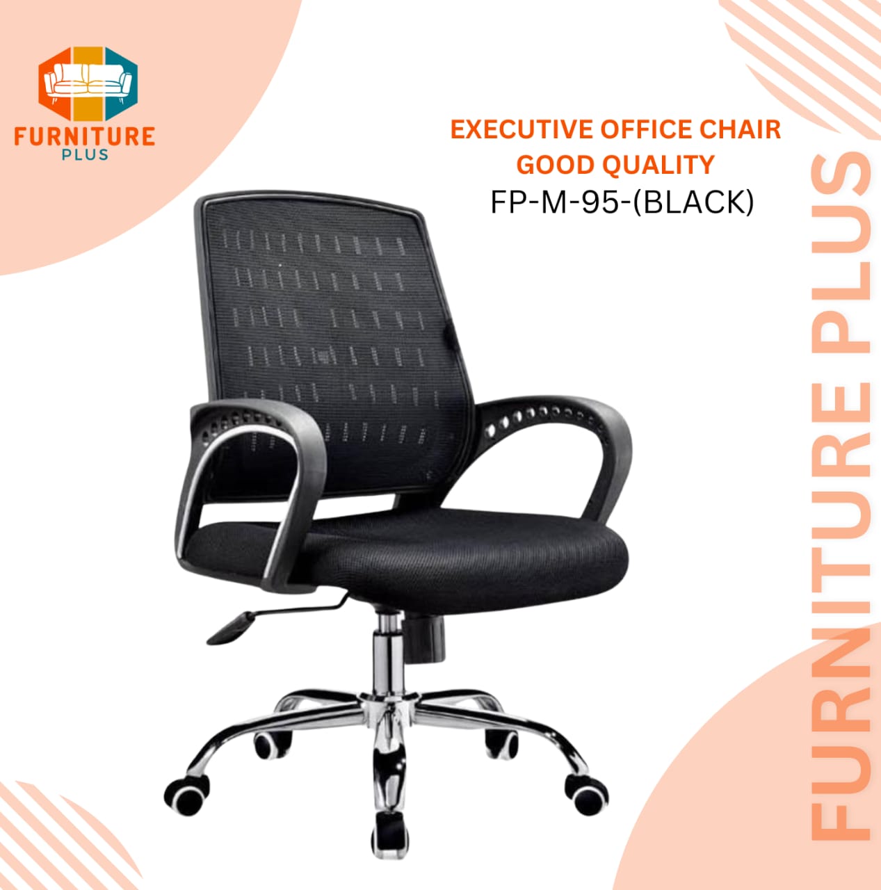 Picture of Furniture Plus (FP-M-95-Ss)Executive Office Chair  Dim Mesh China Chair good quality