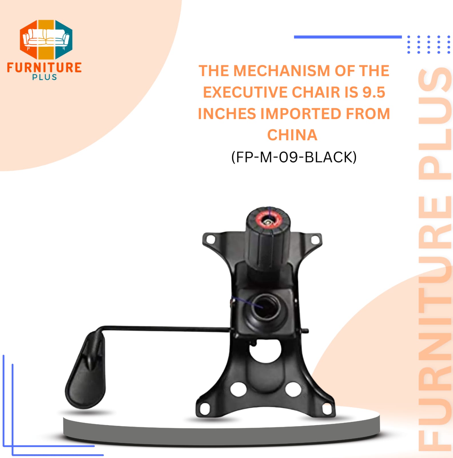 Picture of Furniture Plus (FP-M-09)Executive office chair mechanism 9.5 inches and 11 inches