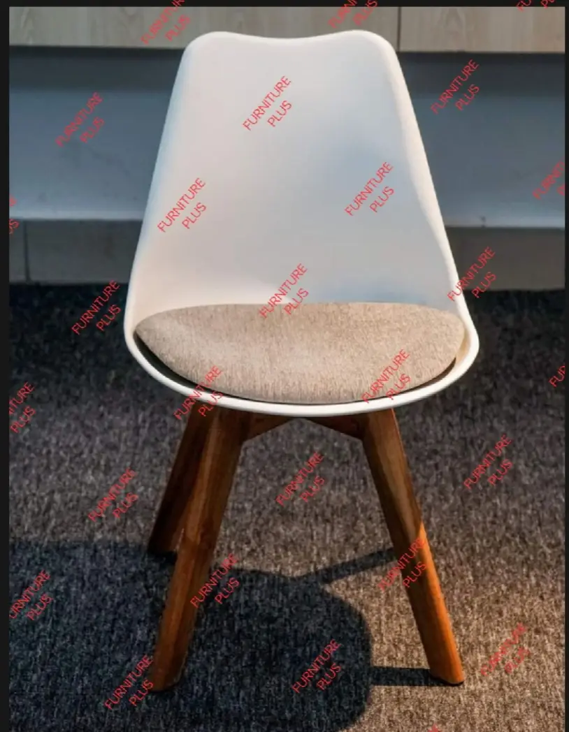 Picture of Furniture Plus (FP-M-86)White Color Tulip Chair good quality