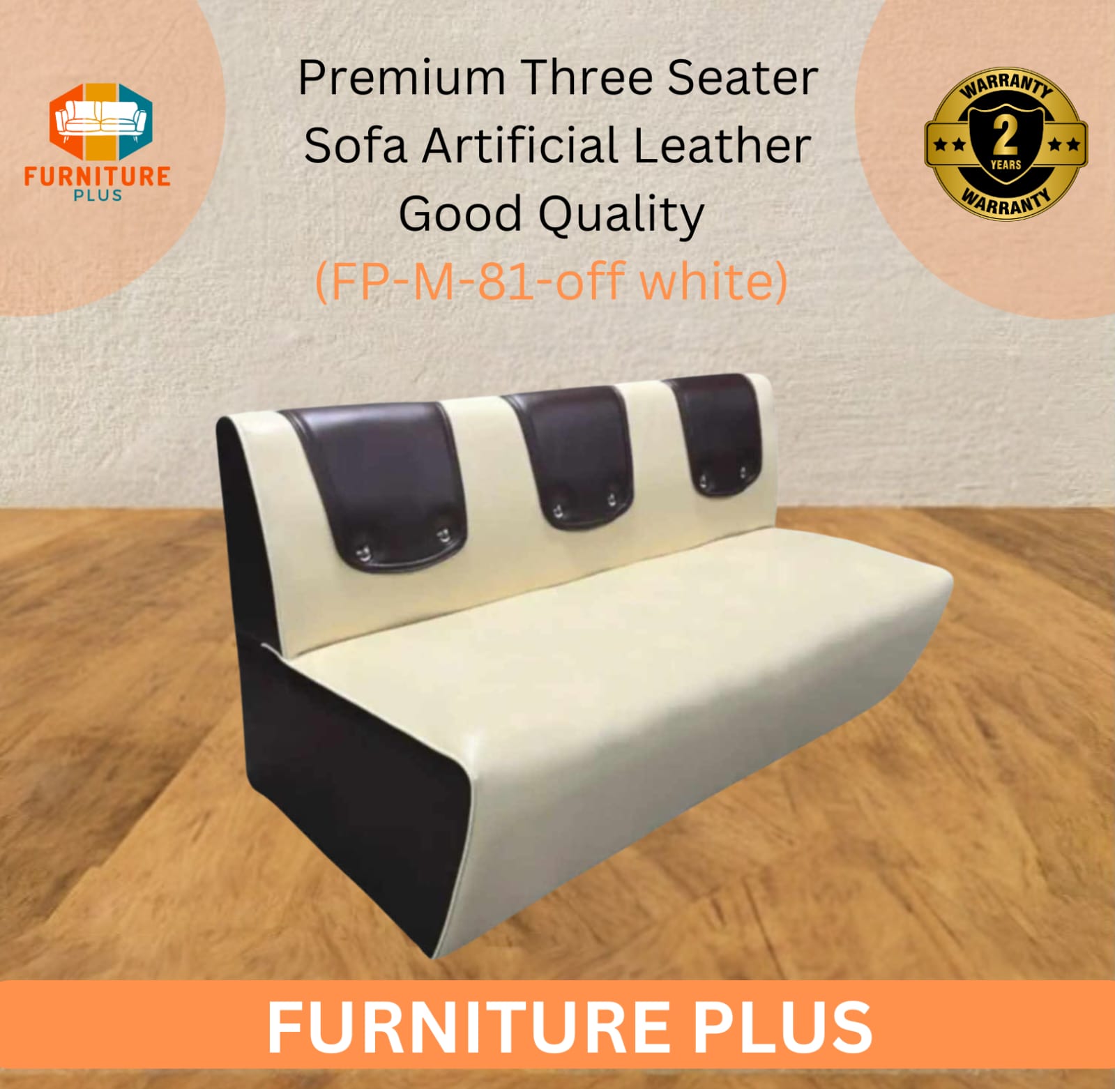 Picture of Furniture Plus (FP-M-81) premium sofa 3 seater  good quality Home/ office/Sofa set