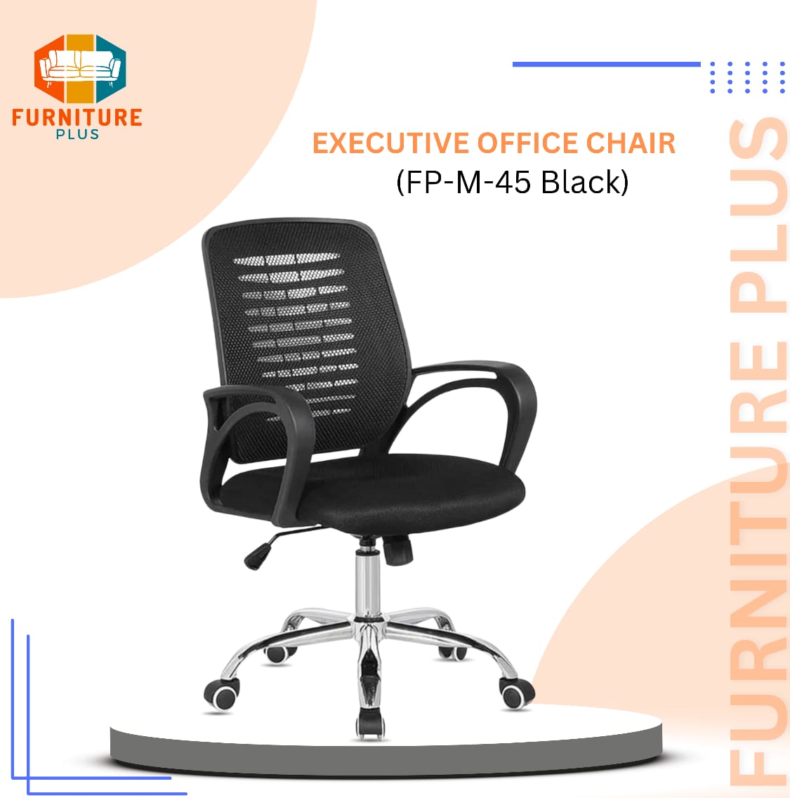 Picture of Furniture Plus (FP-M-45-Ss)Executive mesh chair 11k good quality office chair  /China chair
