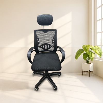 Picture of Furniture Plus (FP-M-47) smart executive office chair with head rest small chair