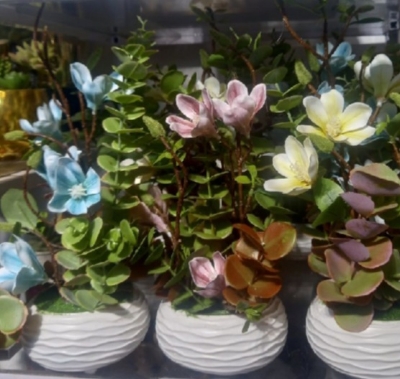 Picture of Unique Artificial Orchid Flower, 3 Colour are available like given the photo.