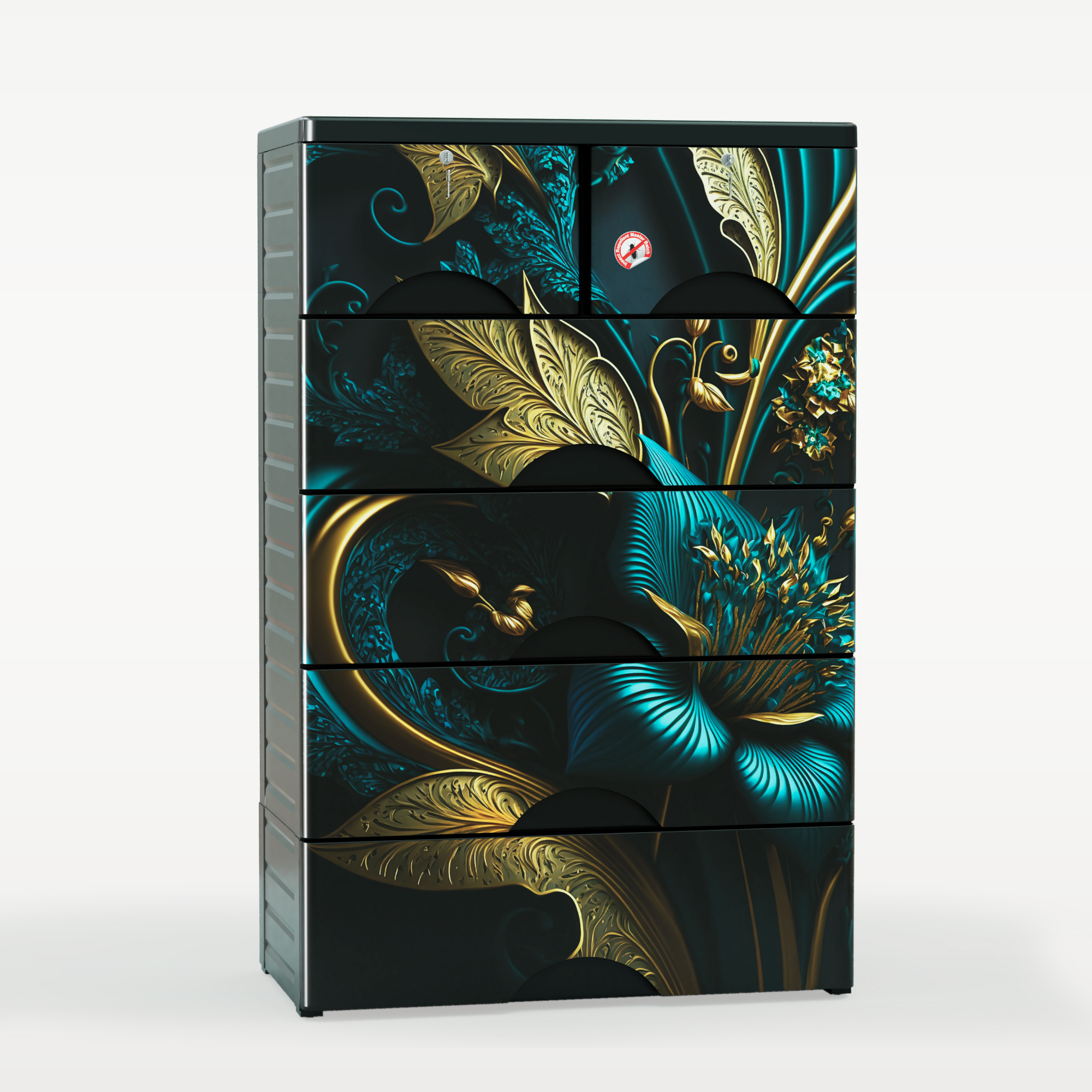 Picture of  RFL Wardrobe Double 5D KD Elegant- Nilima