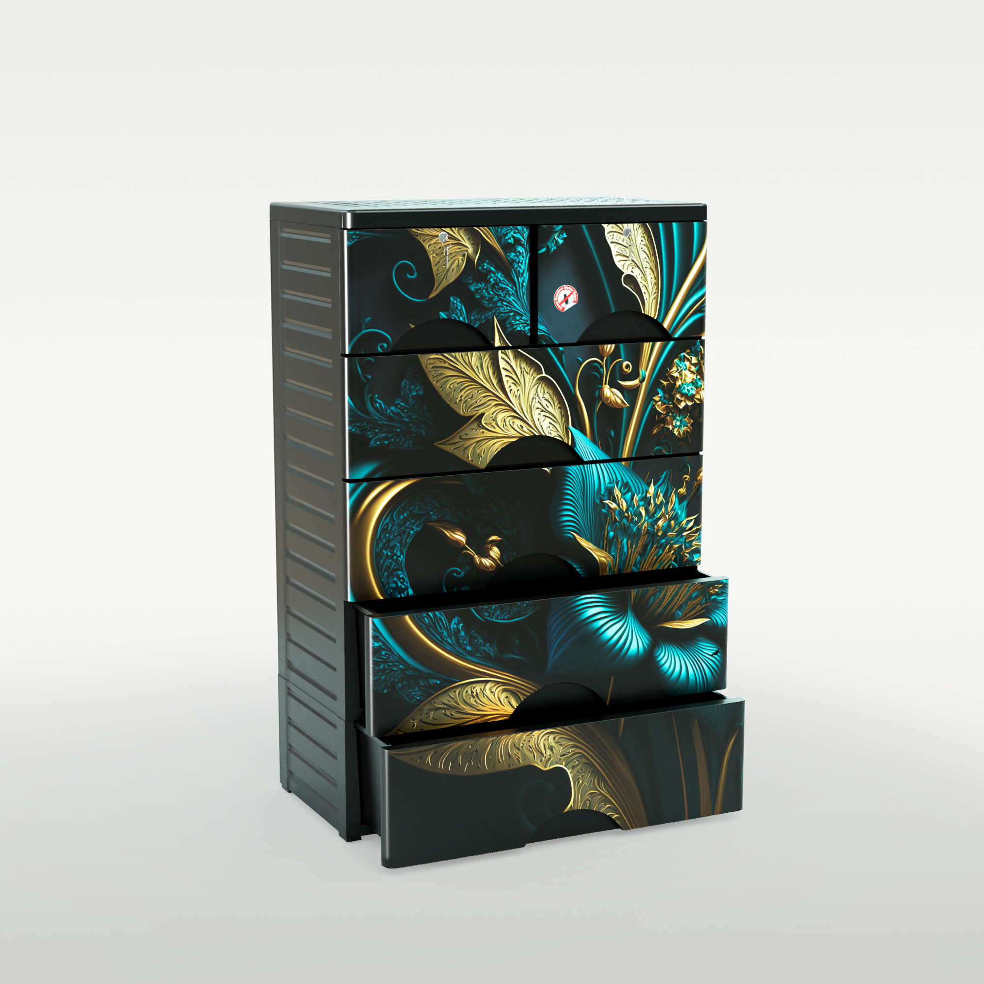 Picture of  RFL Wardrobe Double 5D KD Elegant- Nilima