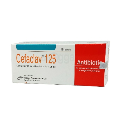 Picture of Cefaclav 125mg Tablet