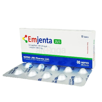 Picture of Emjenta 25/5mg Tablet