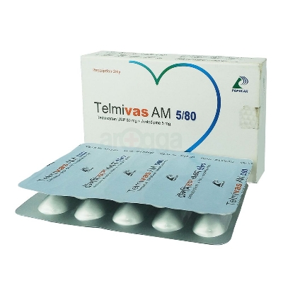 Picture of Telmivas AM 5/80mg Tablet