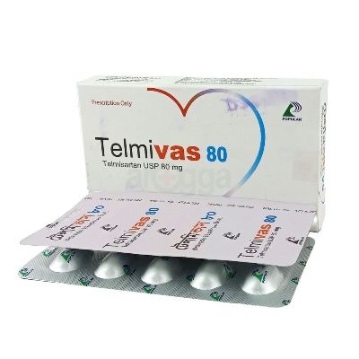 Picture of Telmivas 80mg Tablet