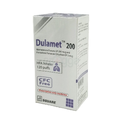 Picture of Dulamet HFA 200mcg  Inhaler