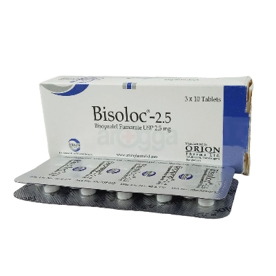Picture of Bisoloc 2.5mg Tablet
