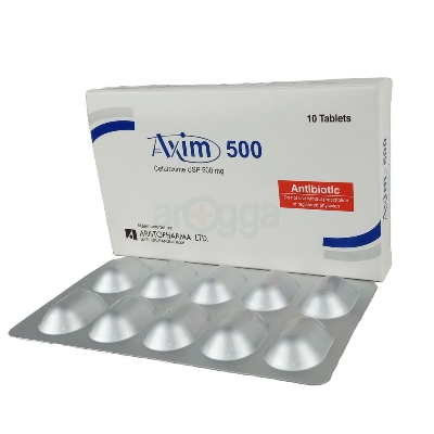 Picture of Axim 500mg Tablet