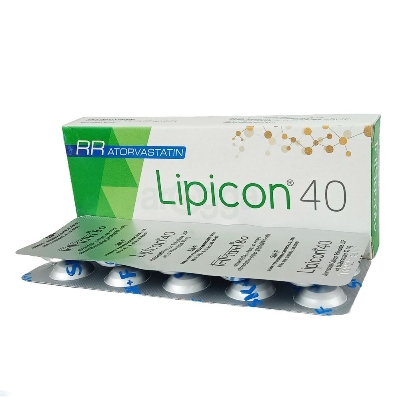 Picture of Lipicon 40mg Tablet