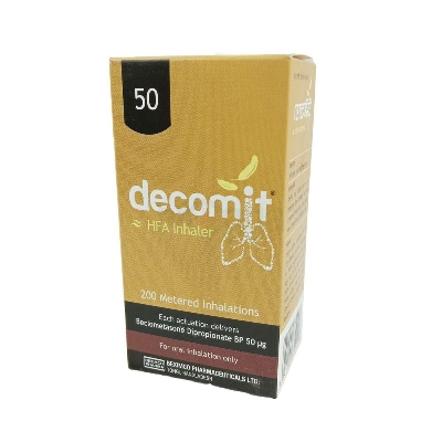 Picture of Decomit HFA 50mcg Inhaler