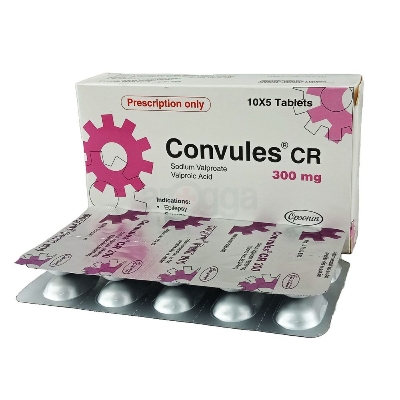 Picture of Convules CR 300mg Tablet
