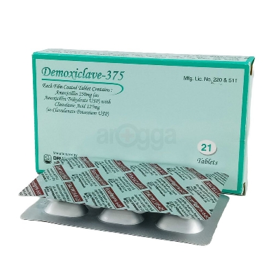 Picture of Demoxiclave 375mg Tablet