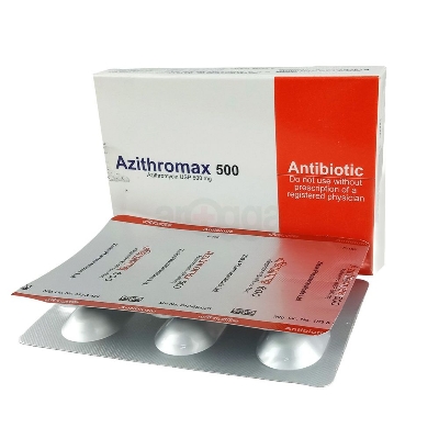 Picture of Azithromax 500mg Tablet