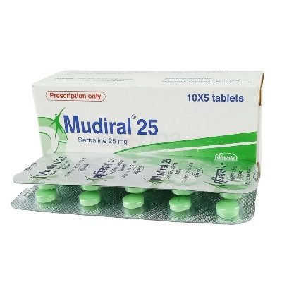 Picture of Mudiral 25mg Tablet