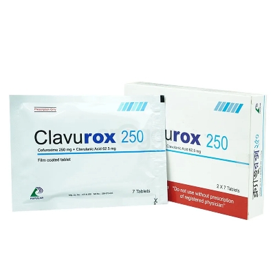 Picture of Clavurox 250mg Tablet