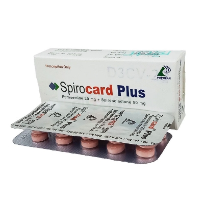 Picture of Spirocard Plus 20/50mg Tablet