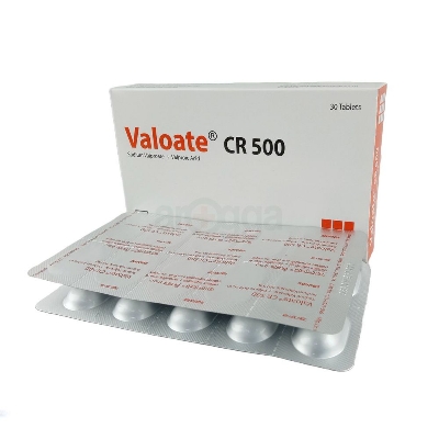 Picture of Valoate CR 500mg Tablet