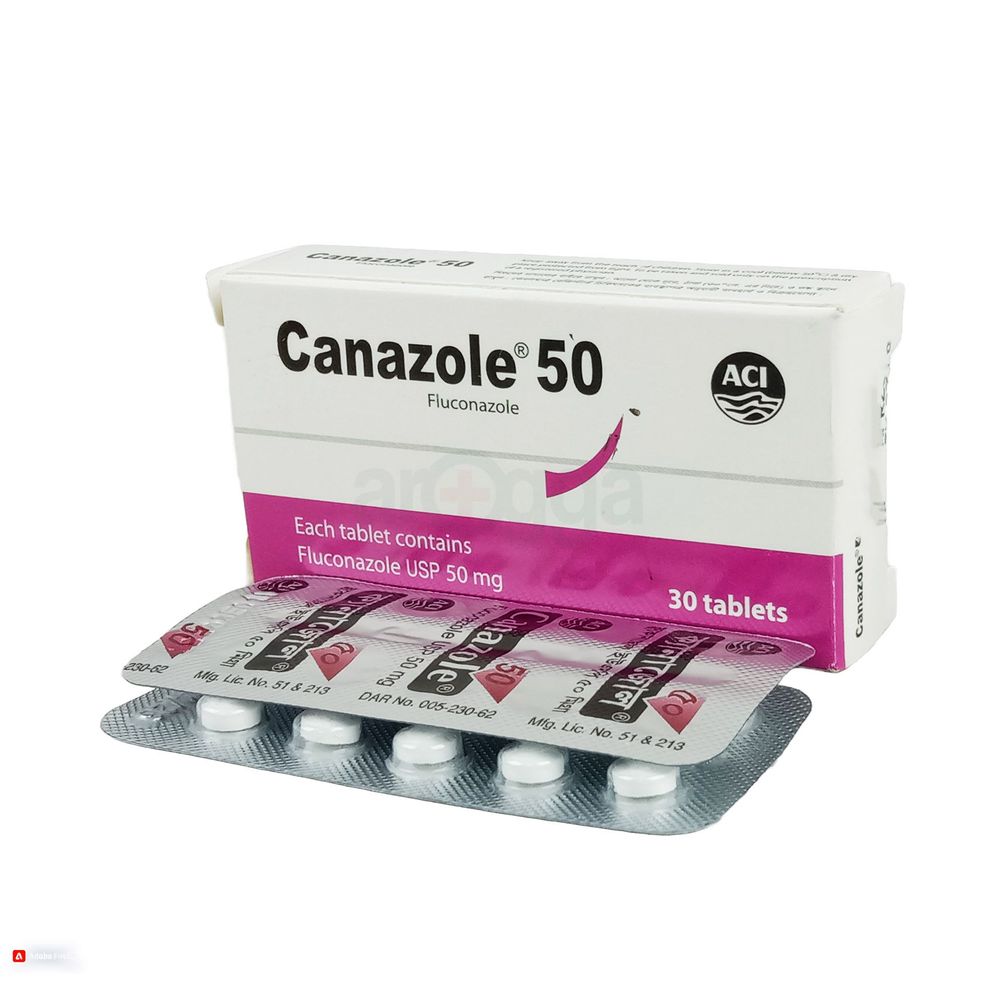 Picture of Canazole 50mg Tablet
