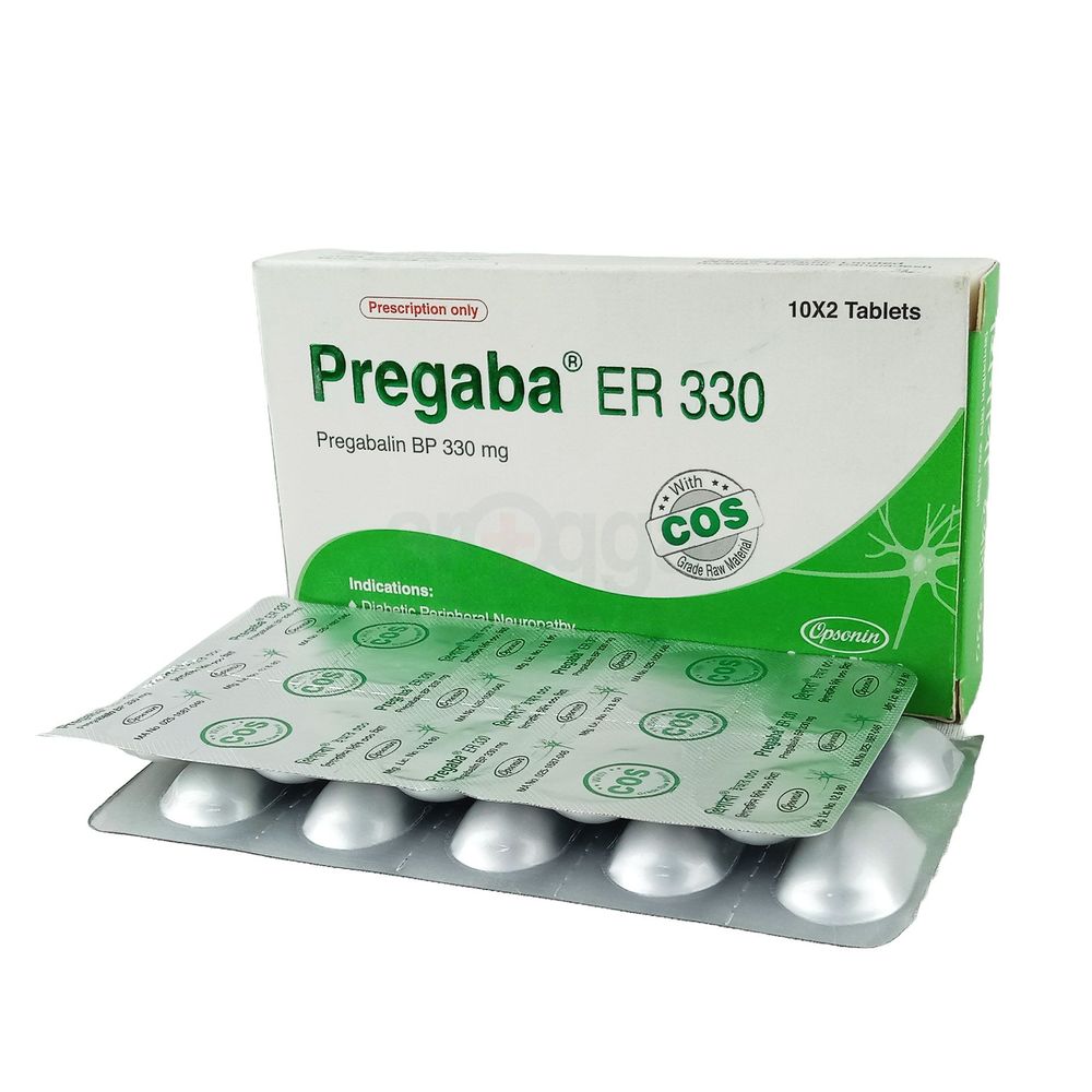 Picture of Pregaba ER 330mg Tablet