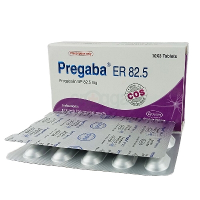 Picture of Pregaba ER 82.5mg Tablet