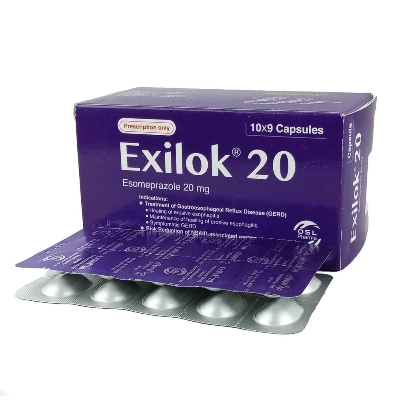 Picture of Exilok 20mg Capsule