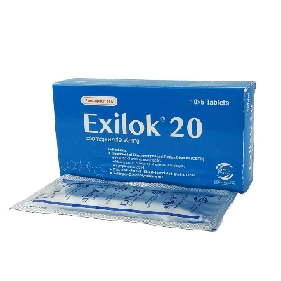 Picture of Exilok 20mg Tablet