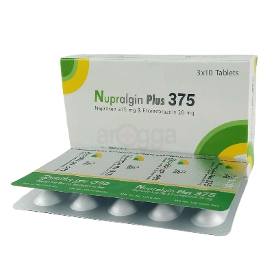 Picture of Nupralgin Plus 375mg Tablet