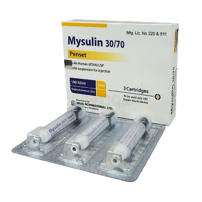 Picture of Mysulin 30/70 Penset Inj.