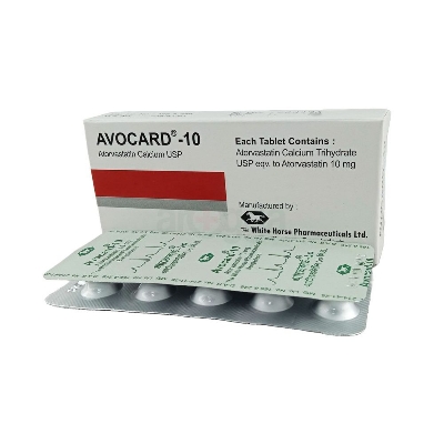 Picture of Avocard 10mg Tablet