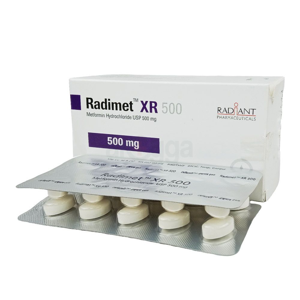 Picture of Radimet XR 500mg Tablet