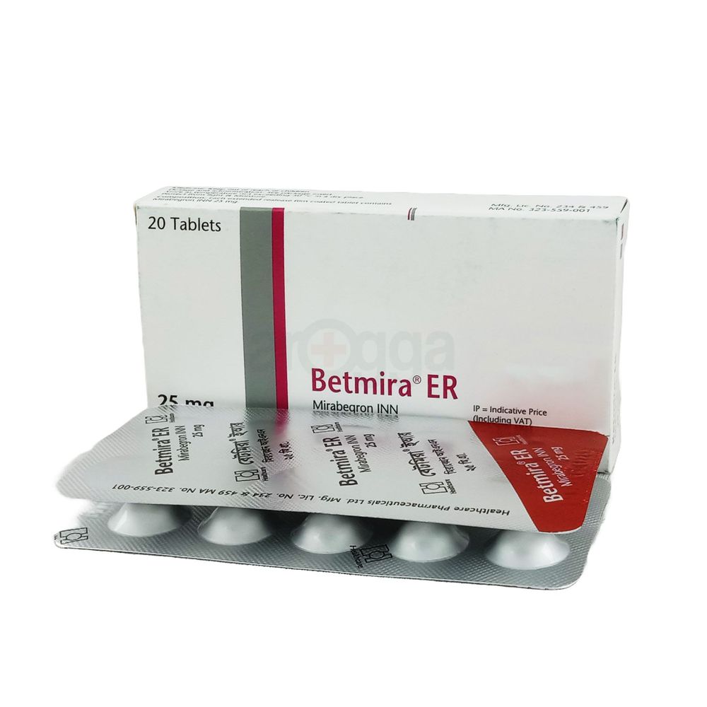 Picture of Betmira ER 25mg Tablet