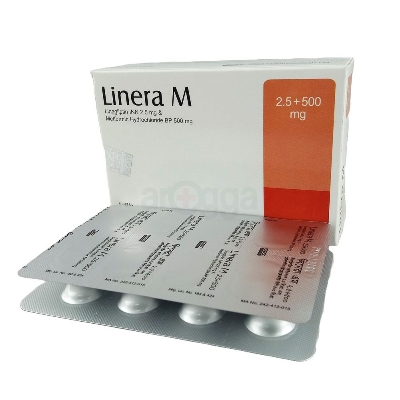 Picture of Linera M 2.5/500 Tablet