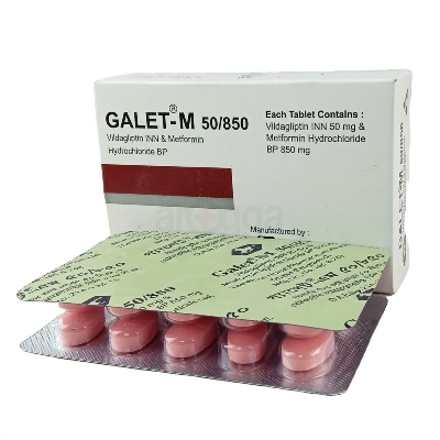 Picture of Galet M 50/850mg Tablet