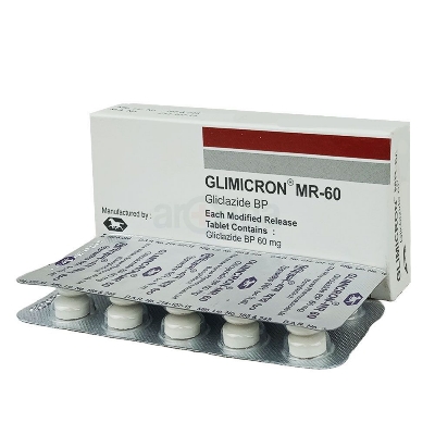 Picture of Glimicron MR 60mg Tablet