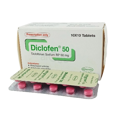 Picture of Diclofen 50mg Tablet