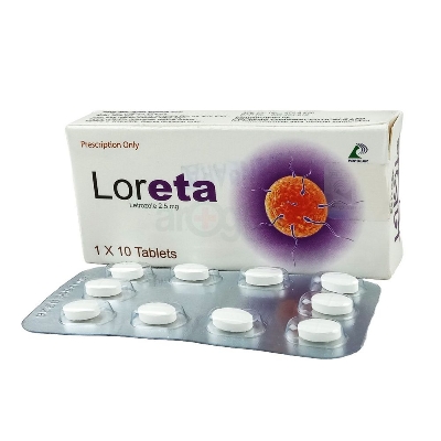 Picture of Loreta 2.5mg Tablet