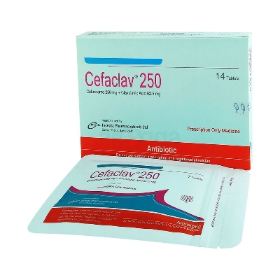 Picture of Cefaclav 250mg Tablet